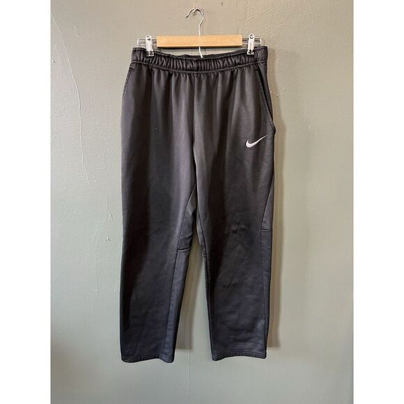 Nike Sportswear Mens Black Athletic Sweatpants Therma Fit Size Medium Dri-Fit - Picture 1 of 3